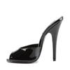 Devious - DOMINA101 Pantoletten mit Absatz - Pole dance schuhe - Schwarz Product image